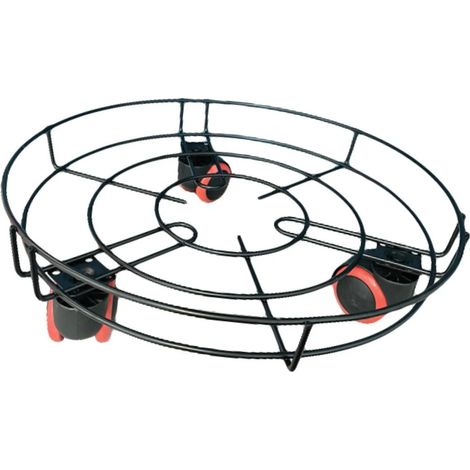 Chariot plantes roulettes Plant Dolly noir (1/5)