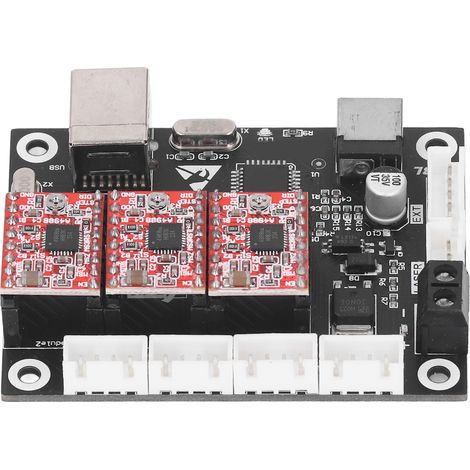 3-Achsen-Lasergravierer-Steuerplatine, CNC-Graviermaschinen-Motherboard mit USB-Schnittstelle (1/5)