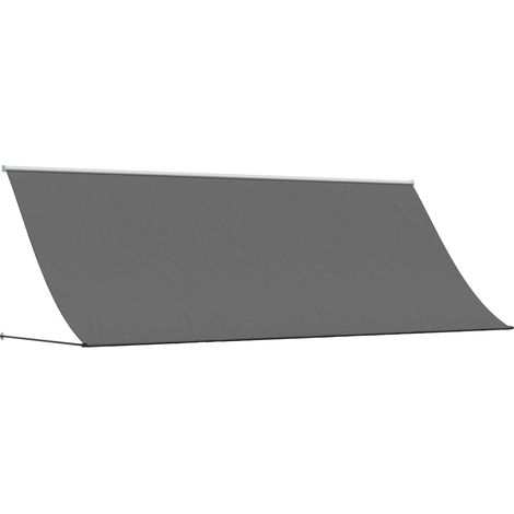 Maison Exclusive - Tenda da Sole Retrattile Antracite 350x150 cm Tessuto e Acciaio