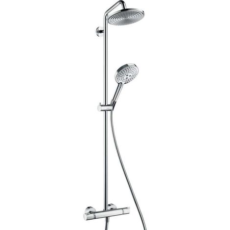 Hansgrohe Raindance S - Set doccia Showerpipe 240 con termostato, EcoSmart 9 l/min, cromato 27116000 (1/3)
