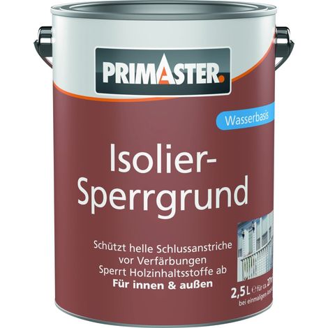 Primaster Isoliersperrgrund 2,5 L weiß Isoliergrundierung