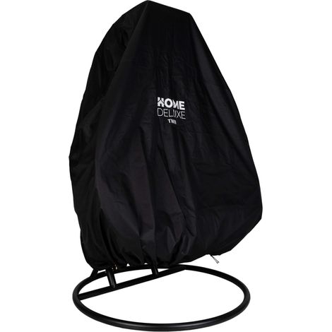 HOME DELUXE - Copertura antipioggia per poltrona sospesa TWIN  Colore: nero