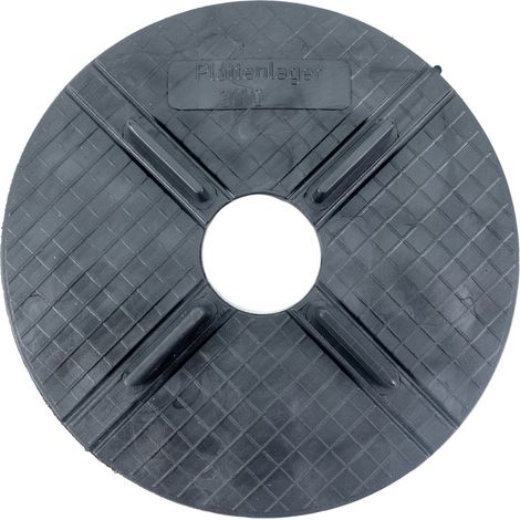 Flaches Gummi Stelzlager - Plattenlager 3 mm Fuge / 10 mm Höhe