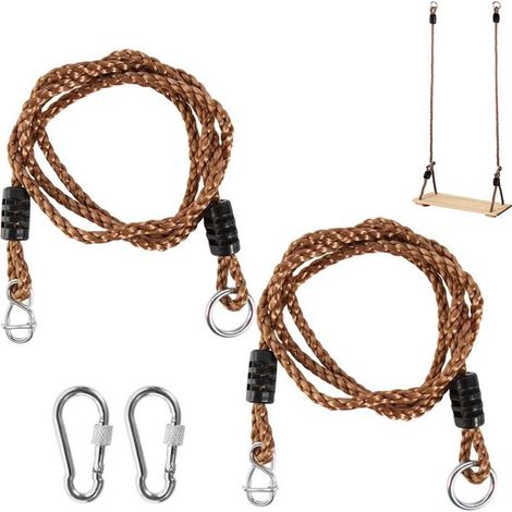 Sistema de suspensión para hamaca/columpio/columpio nido, 2 piezas, Kit de montaje para hamaca, saco de boxeo, silla colgante, Hasta 250 kg (1/5)