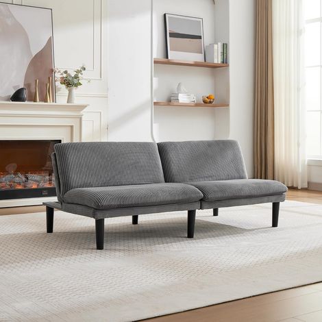 Canapé-lit Futon, Canapé Convertible en Memory Foam avec Positions réglables, canapé Gain de Place pour Petit Salon, Bureau et Appartement (1/5)