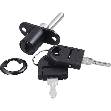 Serrure à piston en alliage de zinc, cylindre portable pour tiroir de bureau (1/5)