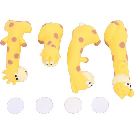 Lot de 4 Figurines Girafe en Résine Décoration Bureau Mignon (1/5)