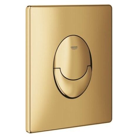 Catherine – Panneau de commande GROHE Skate Air – Bouton d'arrêt d'urgence composable – Finition brossée Cool Sunrise (1/4)