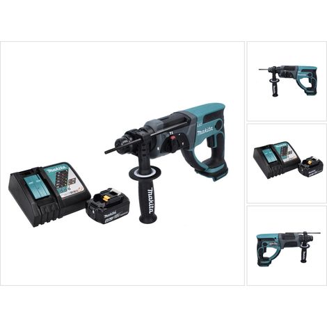 Makita DHR 202 RM1 Akku Kombihammer 18 V 2,0 J SDS Plus + 1x Akku 4,0 Ah + Ladegerät (1/5)