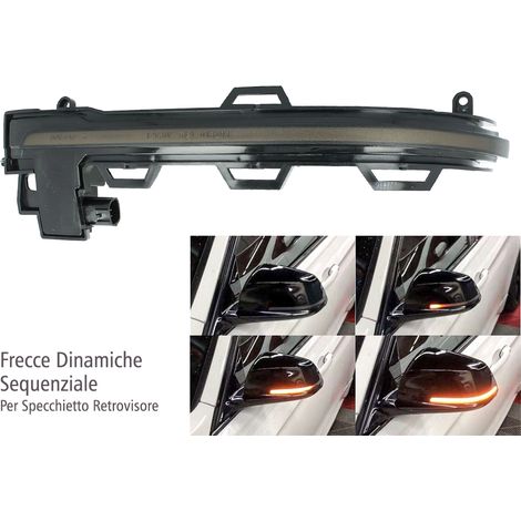 Kit Freccia Specchietto Retrovisore Led BMW X3 F25 X4 F26 X5 F15 X6 F16 Lente Fume Arancione Dinamico Sequenziale (1/3)