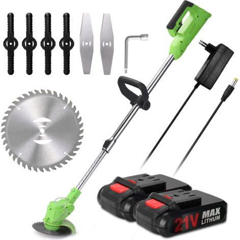 RHG Tipe Elektro-Rasenmäher, wiederaufladbarer Li-Ionen-Akku, kabelloser Rasentrimmer mit automatischer Entriegelung, tragbare Gartenschneidemaschine für den Hausgarten (1/5)