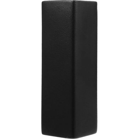Vase Carré en Céramique Noir pour Fleurs Fraîches et Plantes Hydroponiques, Décoration Élégante et Rangement Pratique, pour Bureau ou Présent (1/5)