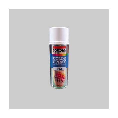 Bomboletta spray acrilico universale soudal 400 ml grigio argentato ral 7001 conf. da 6 pz