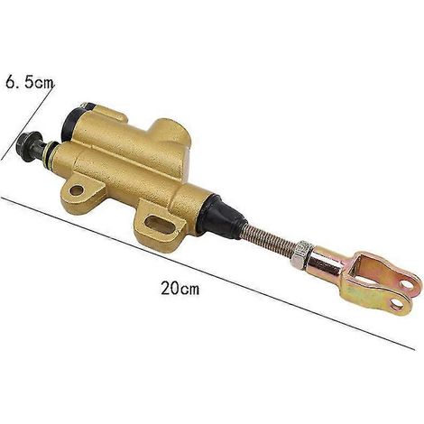 Maître-cylindre de frein arrière pour moto chinoise argentée 50cc 90cc 110cc 125cc Neuf - or (1/5)