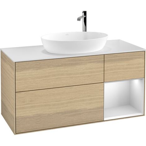 Villeroy & Boch F951MTPC Armoire sous lavabo Finion F95 (1/2)