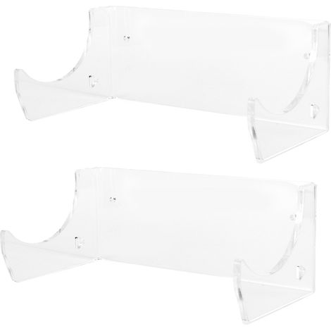 2 Stück Transparente Wandhalterung für Skateboards, Aufhänger, Ausstellungsständer, Aufbewahrungszubehör für Snowboards (1/5)