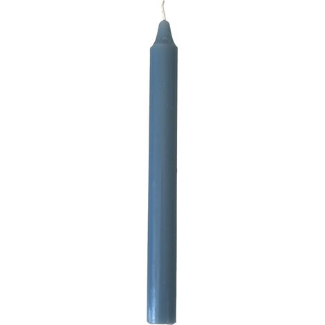 Bougie teintée dans la masse bleu clair (1/2)