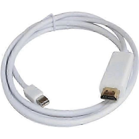Câble adaptateur Mini DP vers HDMI 2025 (1,8 m) pour Mini DisplayPort vers HD Thunderbolt Mac (1/4)