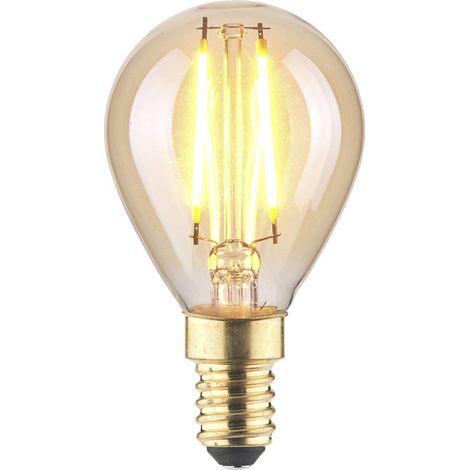 LightMe LM85053 LED E14 forme de goutte 2.5 W ambré (Ø x L) 45 mm x 80 mm 1 pc(s) C834372 (1/2)