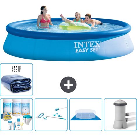 Intex Piscina Easy Set Rotonda - 396x84 cm - 7-pezzi S20182 (1/5)