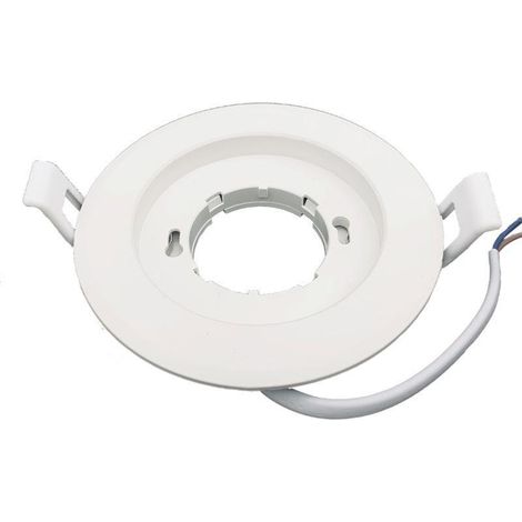 Support Spot Encastrable GX53 LED Rond BLANC - Unité - SILUMEN