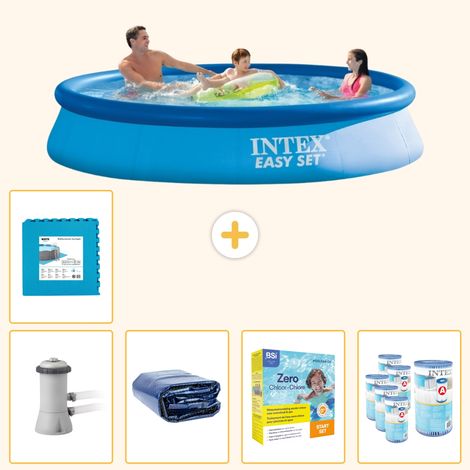 Intex Piscine Easy Set Ronde - 366x76 cm - 6-pièces SCB23 (1/5)
