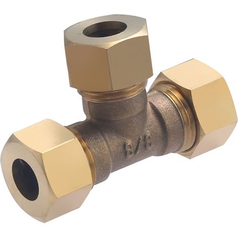 TE Igual Junta Mixta QUICK PLOMBERIE - Ø10 mm