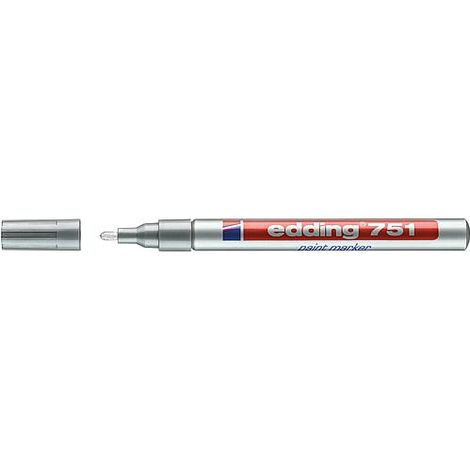 Edding 751 marqueur peinture permanent argent set 10
