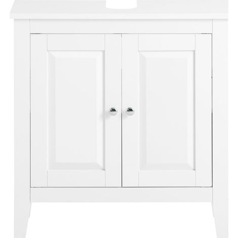 SoBuy Mobiletto Bagno Colonna Bagno Cassettiera Bagno Bianco Con Cassetti Frg202-W