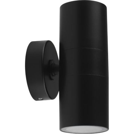 Applique Murale Noire IP65 Double Faisceau GU10 - SILUMEN (1/4)