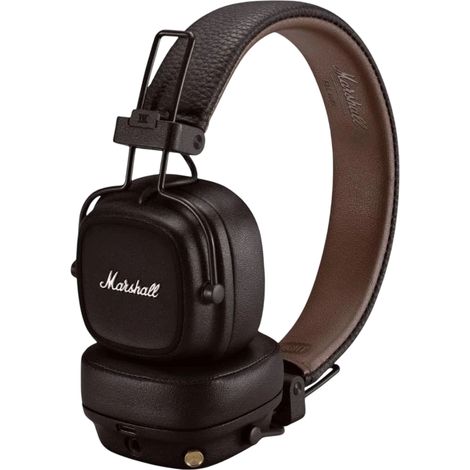 Casque audio sans fil Bluetooth supra-auriculaire Marshall Major V ORG, marron