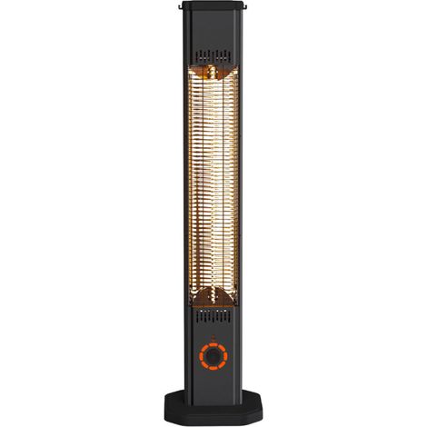Riscaldatore portatile al quarzo da 2000 W per pavimento o parete  Riscaldatore elettrico  Riscaldamento portatile per casa e (1/5)