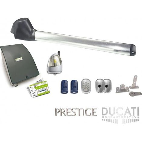 Kit Motorisation Portail Automatisme Ducati Home Automation EVO 748 MONO - Pour portail à 1 vantail battant maxi 4 m 350 kg 2 cm/s (1/5)