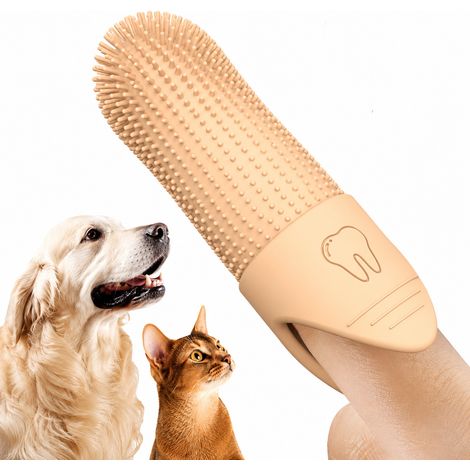 Brosse à Dents pour Animaux - Brosse à Doigt (1/4)