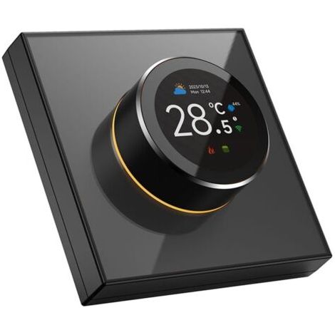 Thermostat intelligent WIFI 1.32 pouces – Contrôle de température précis – 7 lumières ambiantes – Compatible chauffage eau/sol/chaudière (1/5)