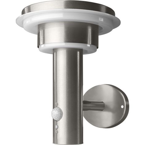 OSRAM Applique extérieure LED solaire ENDURA Style noire, capteur de mouvement et de lumière, 3 modes, IP44, design moderne pour jardin et terrasse (1/5)