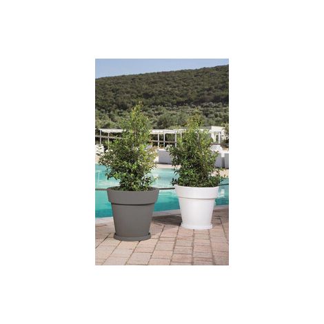 SOTTOVASO D 35 CM PER VASO GEMMA D 50 CM GRIGIO- 1,0 pz
