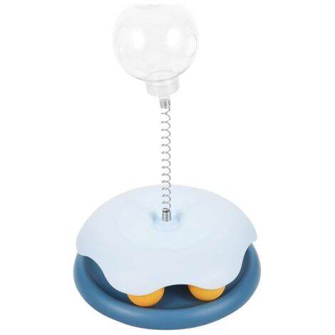 BUNTHAUS Distributeur De Friandises pour Chats Jouet Teaser à Boule Rotative pour Chat Intérieur Stimule Intelligence Et Activité De Votre Animal Jouet Interactif Amusant (1/5)