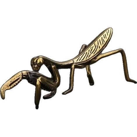 Miniatura ornamentale, rame puro, 7,2 cm x 2,4 cm, peso 15 g, decorazione d'interni, design architettonico (1/5)