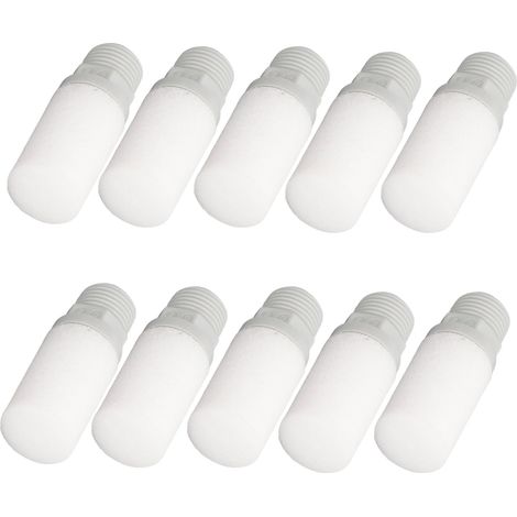 Lot de 10 silencieux pneumatiques G1/4" pour tuyau d'échappement, filtre anti-bruit en PP pour cylindre (1/5)