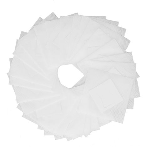 Lot de 50 sachets de filtre à café individuels en papier non tissé avec attaches, parfaits pour le camping, les voyages, la maison et le bureau. (1/5)