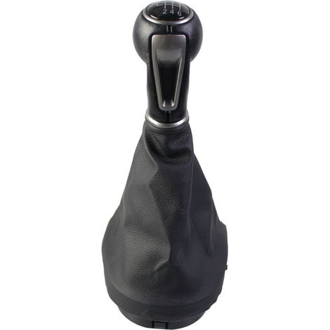Convient aux Volkswagen SEAT et Ibiza à boîte de vitesses manuelle, ensemble monobloc de levier de vitesses intégré noir à 5 rapports, levier de vitesse et poignée à boule. (1/4)