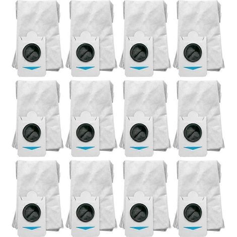 12 sacchetti per la polvere per robot aspirapolvere T30S Combo, ricambio per sacchetti antipolvere. (1/5)