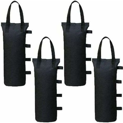 Lot de 4 Poids de Gazebo pour Tonnelle et Pavillon, Sac de Lestage Sable pour Jambes, Tentes Pare-Soleil, Parasol (1/5)