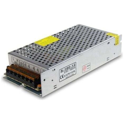 DC 12V 15A 180W Power Supply Transformer Switch AC 110V/220V to 20Amp Switching LED Converter Adapter(15A) (1/4)
