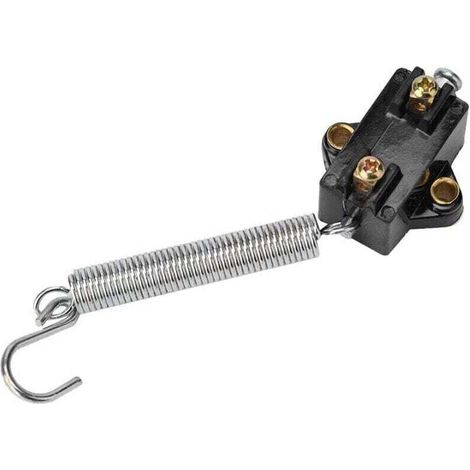 Interrupteur de feu stop universel moto 12 V, contact normalement ouvert, activation par traction – Lot de 1