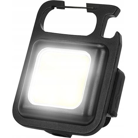 Torcia tascabile a LED 5 in 1 da 3W con apribottiglie e portachiavi (1/4)