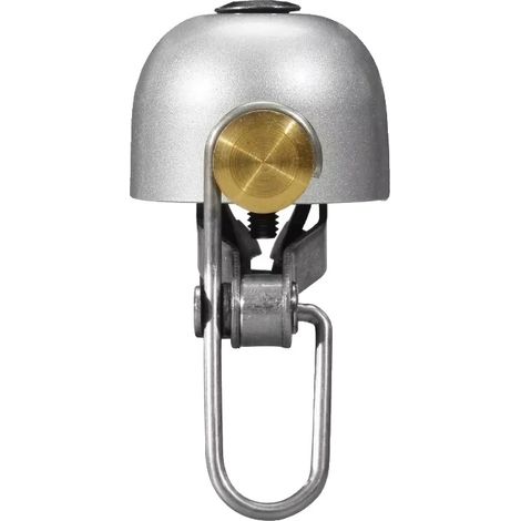 Campanello per bicicletta, acciaio inox, suono nitido, 15-1BS (1/2)