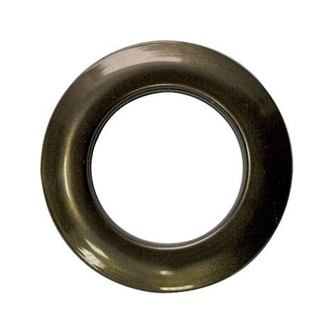 Secodir – Oeillets clipsables PVC – Lot de 8 – Ø44 mm intérieur – Installation manuelle sans outil – Pour rideaux intérieurs et extérieurs