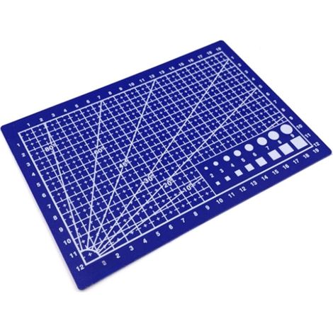 Tabla de cortar de PVC autorreparable, tapete de corte giratorio de doble cara, herramienta para manualidades y escultura.